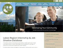 Tablet Screenshot of lakesregioninternships.com